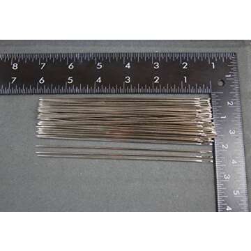 MosBug 50 Pack 6 Inch(15cm) Long Upholster Needles /Long Simple Needles Large Eye Needle for Sewing ...