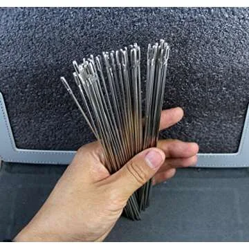 MosBug 50 Pack Long Needles for Crafts and Upholstery