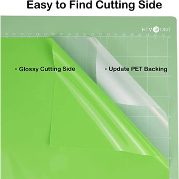 HTVRONT Green Permanent Vinyl Roll for Cricut Projects