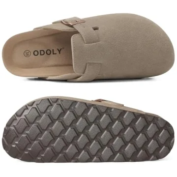 Versatile ODOLY Suede Clogs - Comfort for Everyone