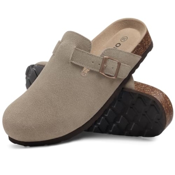 Versatile ODOLY Suede Clogs - Comfort for Everyone