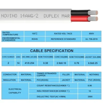 Durable 14 Gauge Marine Wire for All Applications