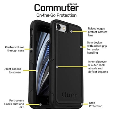 OtterBox Commuter Case for iPhone SE, 8 & 7 - Slim Protection