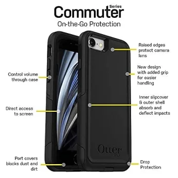 OtterBox Commuter Case for iPhone SE, 8 & 7 - Slim Protection