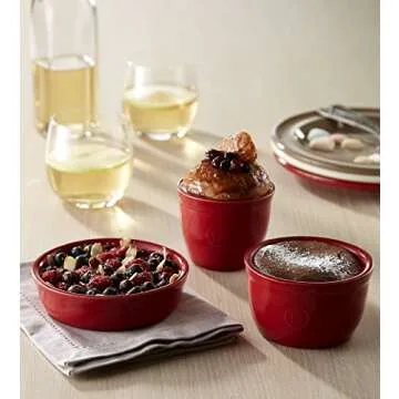 Emile Henry 8.5 oz Crème Brûlée Ramekins Set of 2