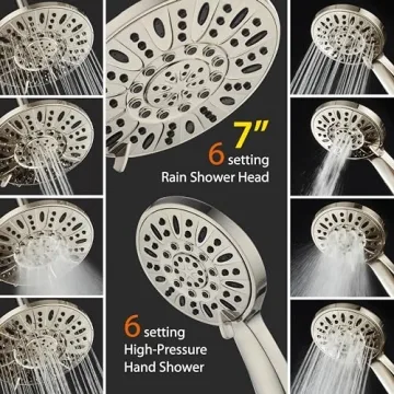 AquaDance Premium 3-Way High Pressure Shower Combo