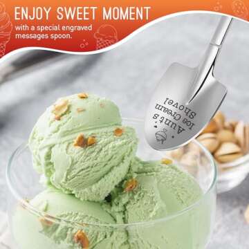 Funny Aunt's Ice Cream Shovel Spoon Gift for Special Moments