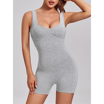 Abonlen Sweetheart Neckline Romper Women Summer Fashion
