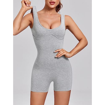 Abonlen Sweetheart Neckline Romper Women Summer Fashion