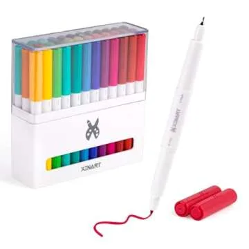 XINART Pens for Cricut Maker 3 - 36 Dual Tip Markers Set