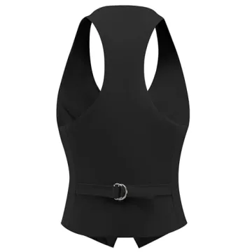 Stylish V VOCNI Women's V Neck Racerback Vest - Perfect Fit