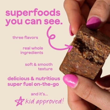 The Bomb Co. Bomb Bars Variety Pack, Healthy Snacks, Plant Based Bars With Superfood & Super Seeds, On the Go Snack & Breakfast Bar, Energy Support, Gluten Free, Non GMO, Dairy Free, 9 Bars
