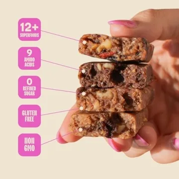 The Bomb Co. Bomb Bars Variety Pack, Healthy Snacks, Plant Based Bars With Superfood & Super Seeds, On the Go Snack & Breakfast Bar, Energy Support, Gluten Free, Non GMO, Dairy Free, 9 Bars