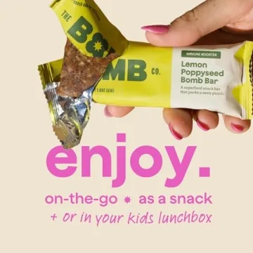 The Bomb Co. Bomb Bars Variety Pack, Healthy Snacks, Plant Based Bars With Superfood & Super Seeds, On the Go Snack & Breakfast Bar, Energy Support, Gluten Free, Non GMO, Dairy Free, 9 Bars