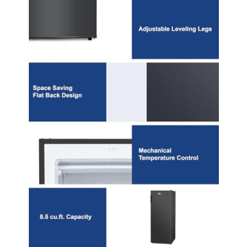 BLACK+DECKER 8.5 Cu. Ft. Upright Freezer with Mechanical Control