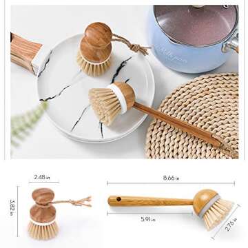 Eco-Friendly Kitchen Scrub Brushes - LOHO WONDERZ