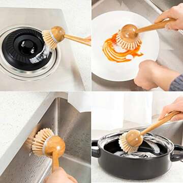 Eco-Friendly Kitchen Scrub Brushes - LOHO WONDERZ