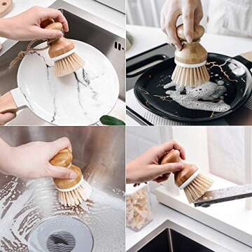 Eco-Friendly Kitchen Scrub Brushes - LOHO WONDERZ