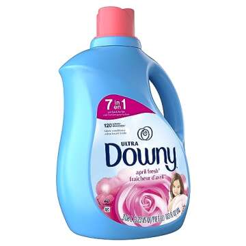 Downy Ultra Laundry Fabric Softener Liquid, April Fresh Scent, 120 Loads