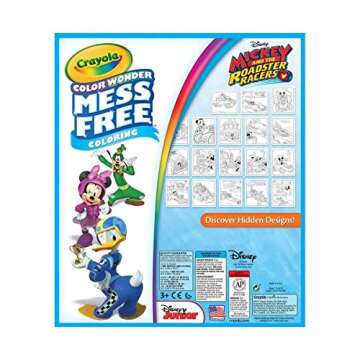 Crayola Mickey and the Roadster racers Color Wonder Paper and Markers