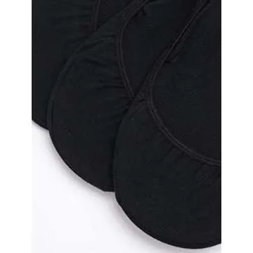 Calvin Klein Men's No Show Socks - 3 Pack Soft Cotton Blend Invisible Liners Loafer Socks for Men with Heel Grip (Size 7-12), Size 7-12, Black