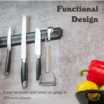 Boxgear Stainless Steel Dual Blade Vegetable Peeler - Commercial Grade Julienne Cutter, Slicer, Shredder, Scraper - Fruit, Potatoes, Carrot, Cucumber - Kitchen, Home Staple - Housewarming Gift