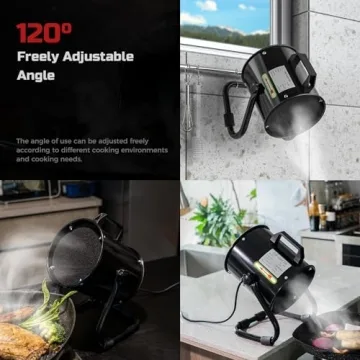 Jeebel Camp Portable Range Hood 6 Inch Exhaust Fan