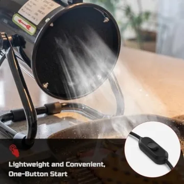 Jeebel Camp Portable Range Hood 6 Inch Exhaust Fan