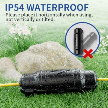 Cismorvex Outdoor Extension Cord Safety Cover Set for Protection