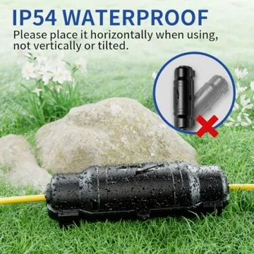 Cismorvex Outdoor Extension Cord Safety Cover Set for Protection