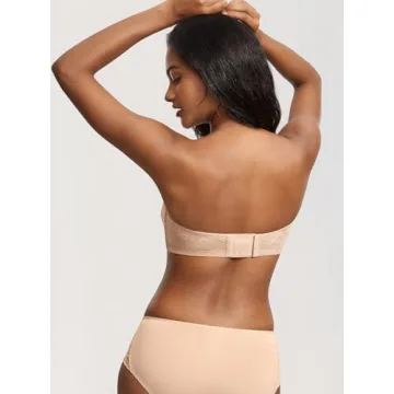 DOBREVA Strapless Lace Bra Offering Maximum Comfort and Support