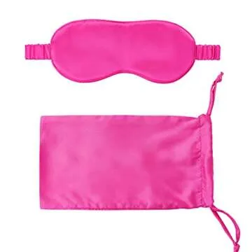 Luxury Silk Sleep Mask for Travel & Relaxation - 100% Mulberry