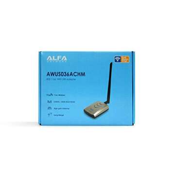 Alfa AWUS036ACHM 802.11ac USB WiFi Range Boost Adapter
