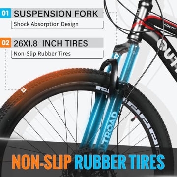 Outroad Mountain Bike: 21-Speed Durability and Style