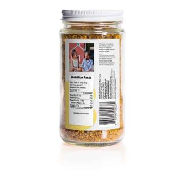 Wildflower Bee Pollen by Zach & Zoe Sweet Bee Farm – (1) 8 Ounce Jar – Pure Farm Raised Superfoo...
