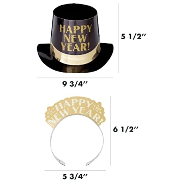 Amscan Opulent Affair NYE Party Kit for 100 Guests