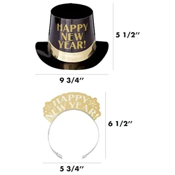 Amscan Opulent Affair NYE Party Kit for 100 Guests
