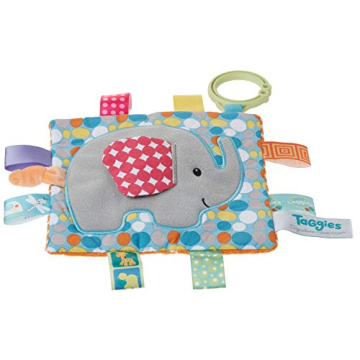 Taggies Crinkle Me Elephant Toy for Babies and Infants