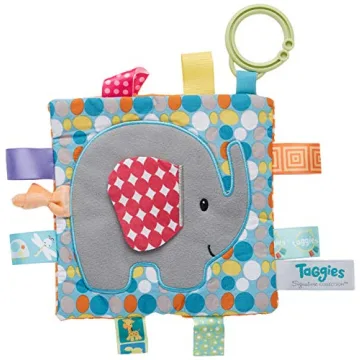 Taggies Crinkle Me Elephant Toy for Babies and Infants