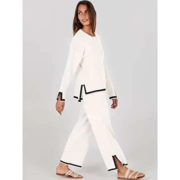 ANRABESS Women's Cozy Two Piece Lounge Set for Every Occasion