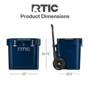 RTIC 45 QT Cooler: Ultra-Tough, Wheeled, and Durable