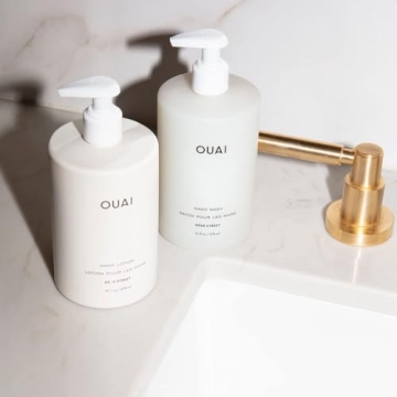 OUAI Hand Wash & Lotion Set - Moisturizing & Exfoliating