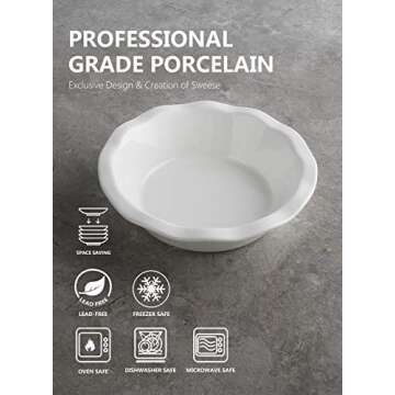 Sweese Mini Pie Pan Set - Perfect for Individual Servings