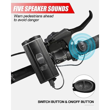 Voph Rechargeable Bike Lights with Motion Sensor for Safety