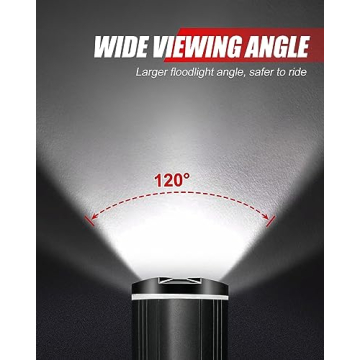 Voph Rechargeable Bike Lights with Motion Sensor for Safety