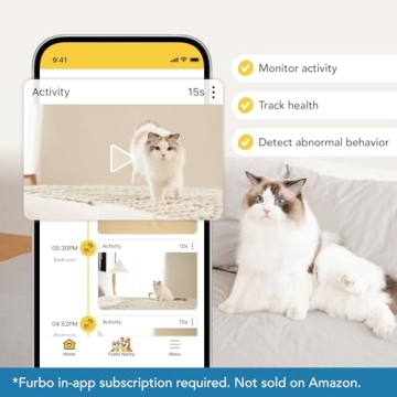 Furbo Cat Camera + Nanny Bundle: Pet Security Alert