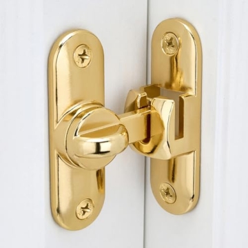 INIRET 3 Packs Barn Door Latches - Premium Zinc Alloy Gate Lock Hardware