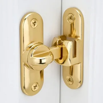 INIRET 3 Packs Barn Door Latches - Premium Zinc Alloy Gate Lock Hardware