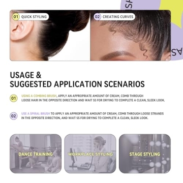 BestLand Hair Finishing Stick for Flyaway Control