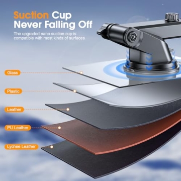 SUUSON Phone Holder for Windshield Dashboard Vent